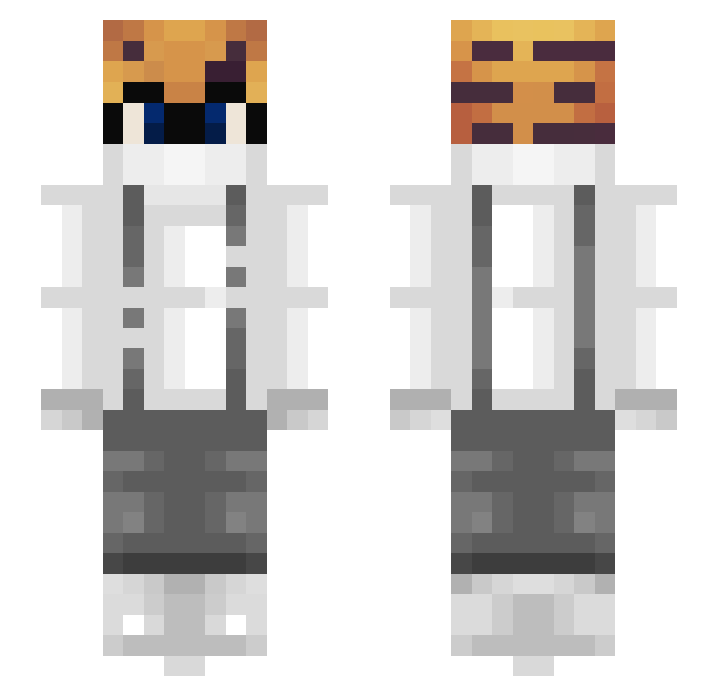 BalrMartin Minecraft skin, front and back view