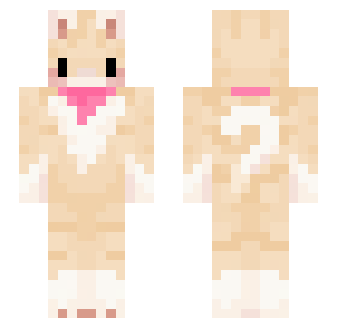 y0_0q Minecraft skin, front and back view
