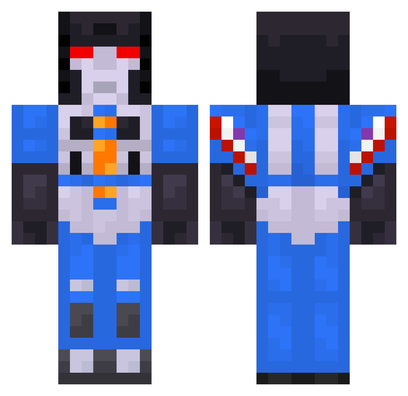DogofTruth Minecraft skin, front and back view