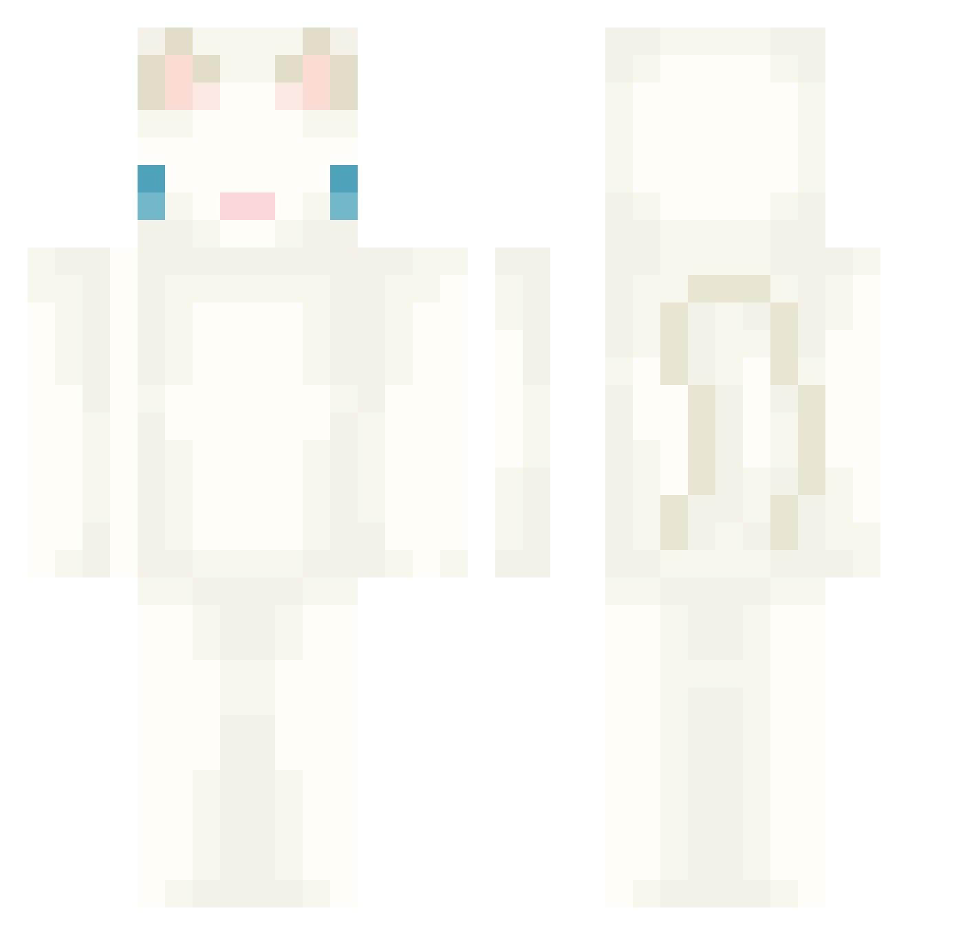 NYMets6986 Minecraft skin, front and back view
