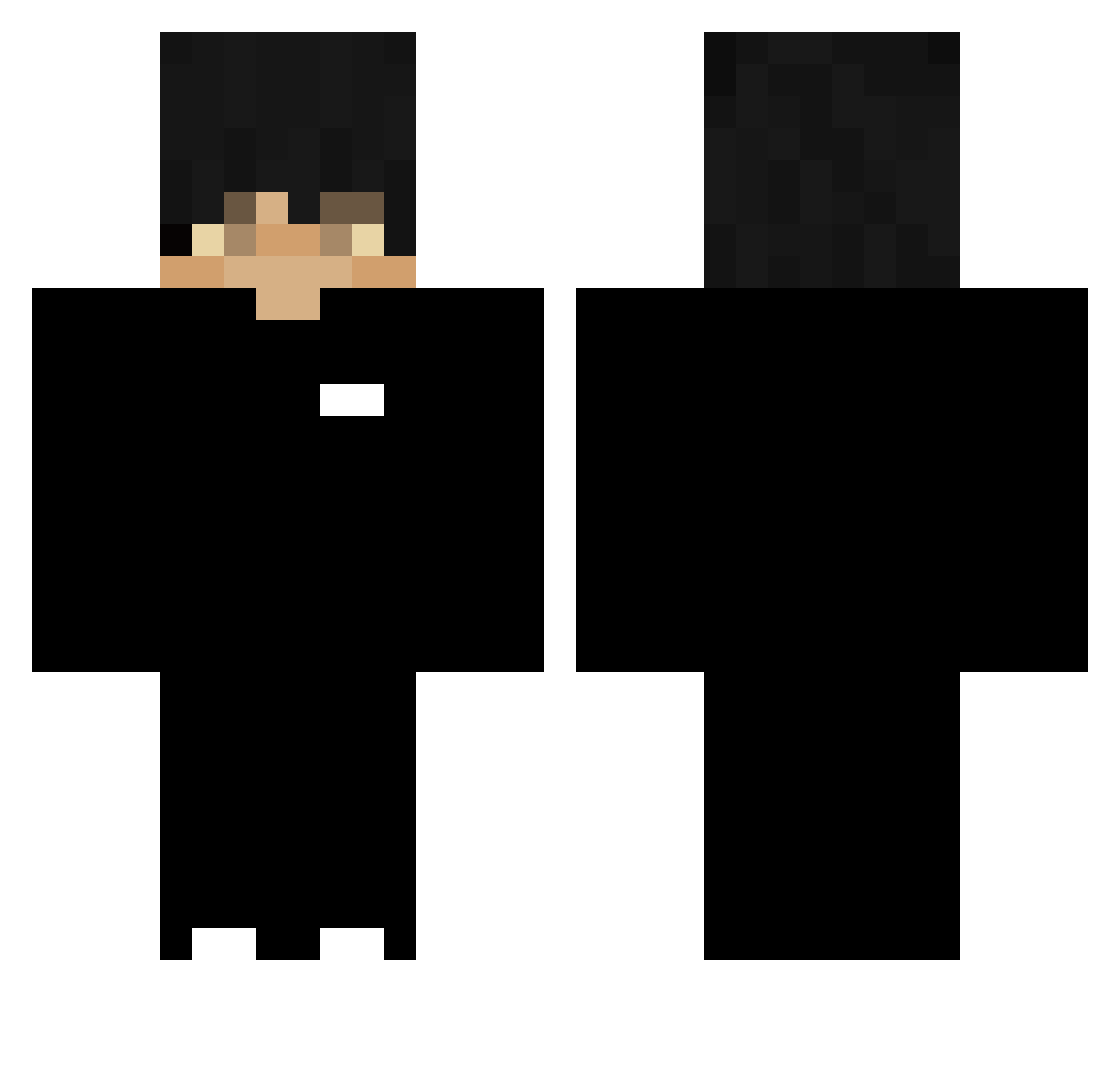 vitorbugs Minecraft skin, front and back view