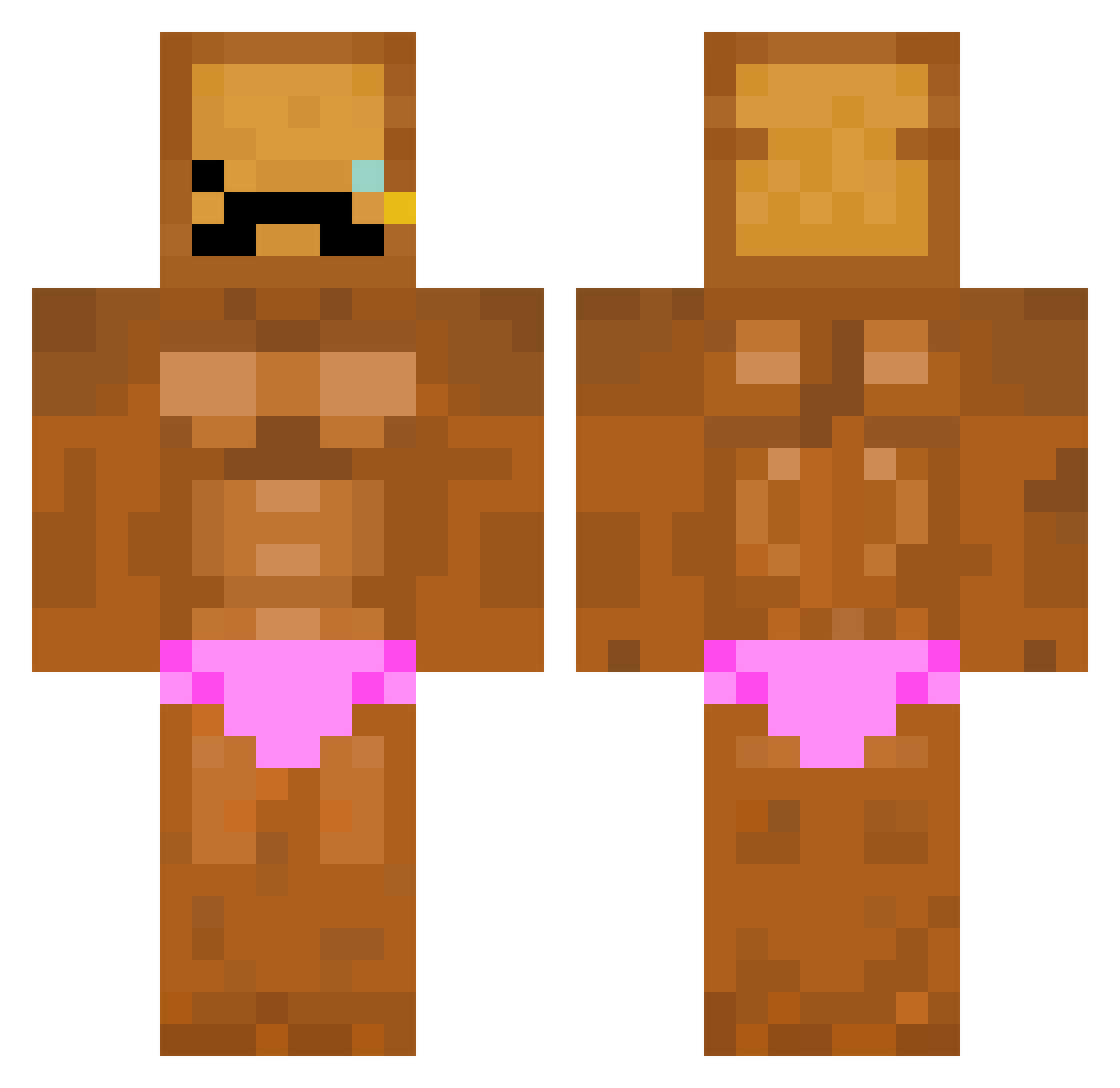 magdonald7 Minecraft skin, front and back view