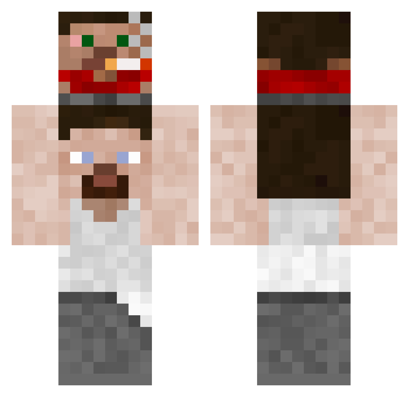 _luty_ Minecraft skin, front and back view