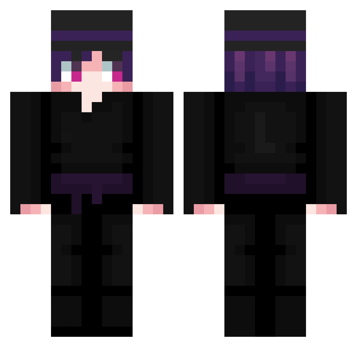 ciru_P Minecraft skin, front and back view