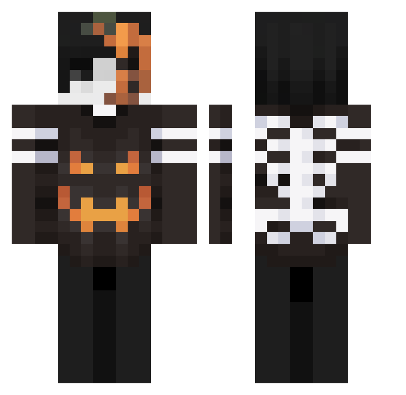 lukaslukas2 Minecraft skin, front and back view