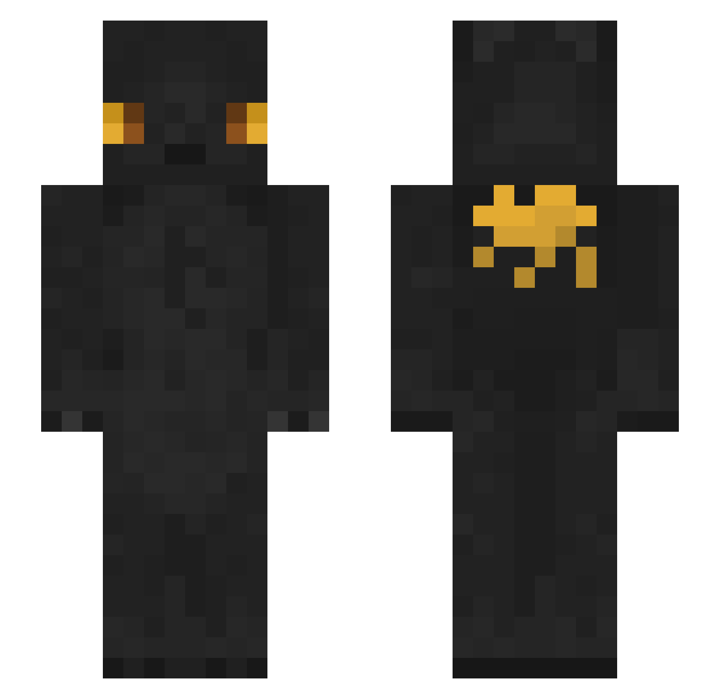 rybomaniak34 Minecraft skin, front and back view