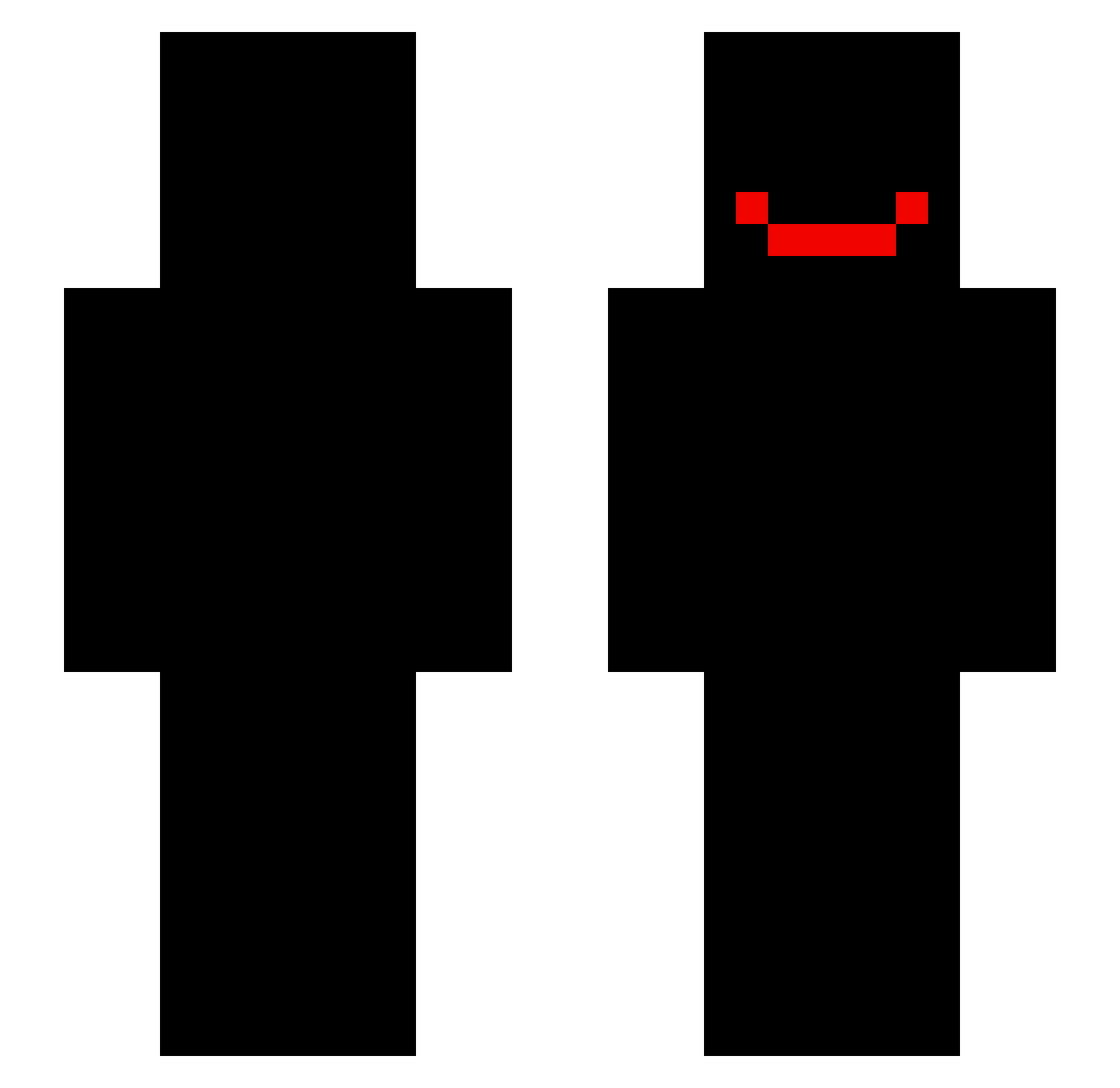 Dastreigo Minecraft skin, front and back view