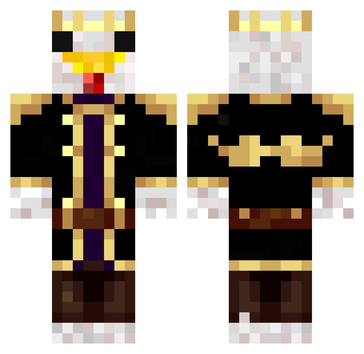 cim_148 Minecraft skin, front and back view