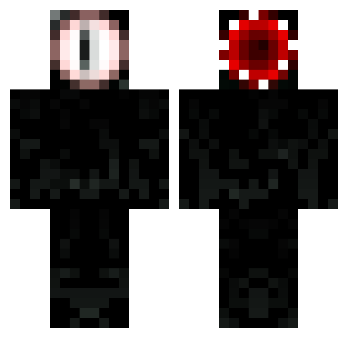 loljakobhurt Minecraft skin, front and back view