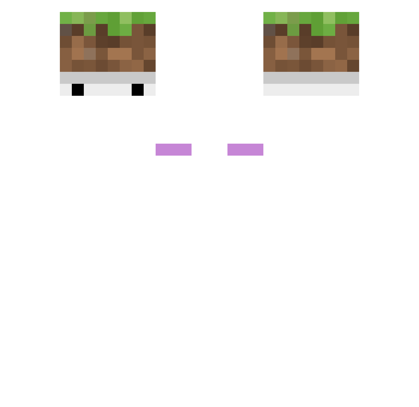 marianamorita Minecraft skin, front and back view