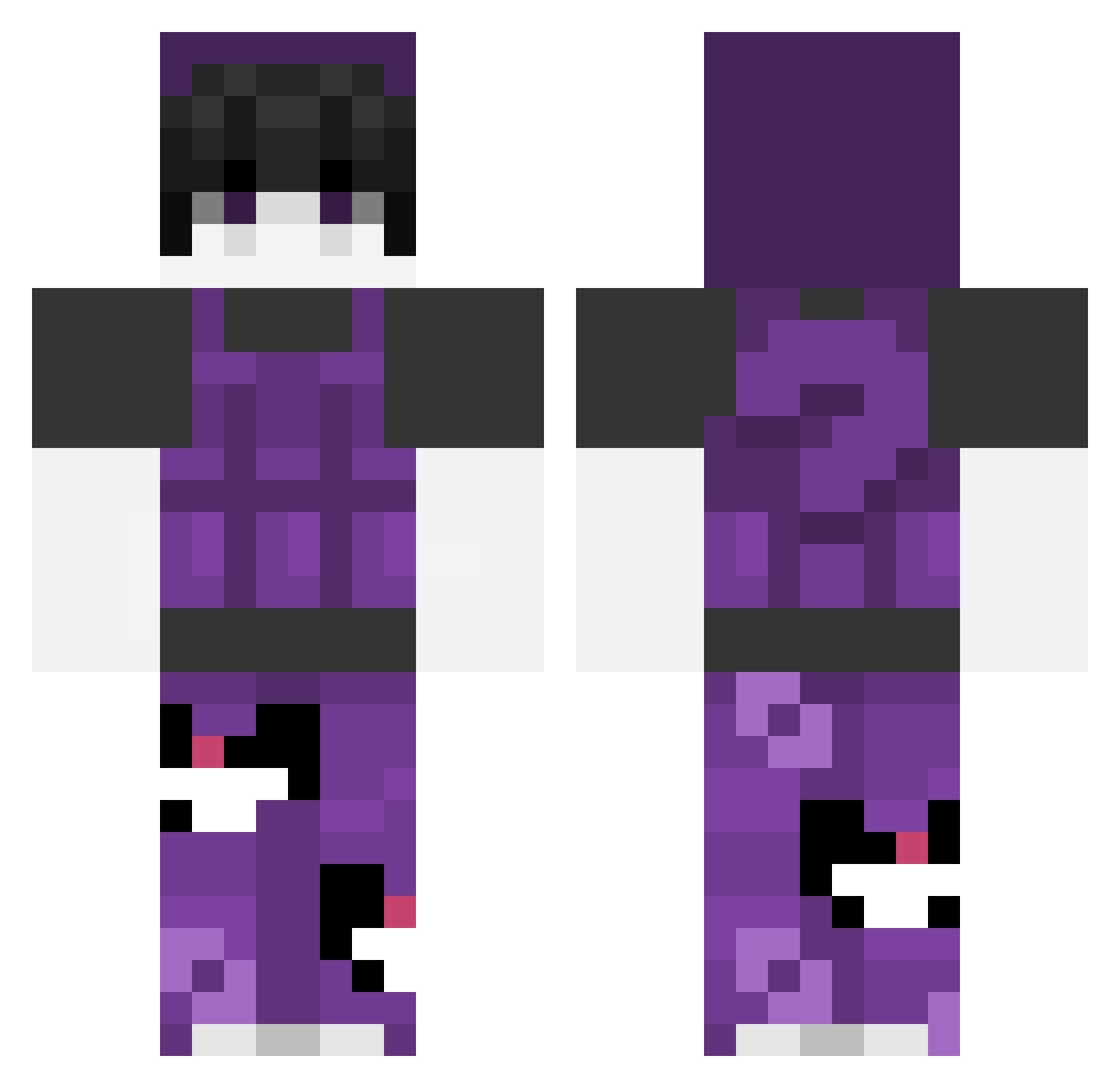 Robi_Ke Minecraft skin, front and back view