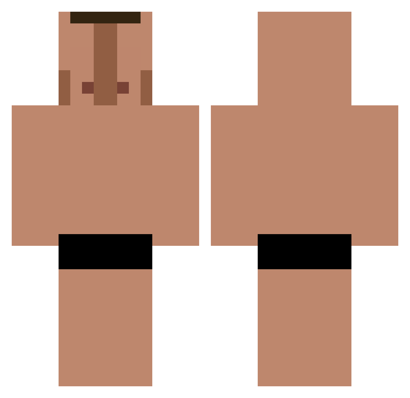 HerrDerRinge Minecraft skin, front and back view