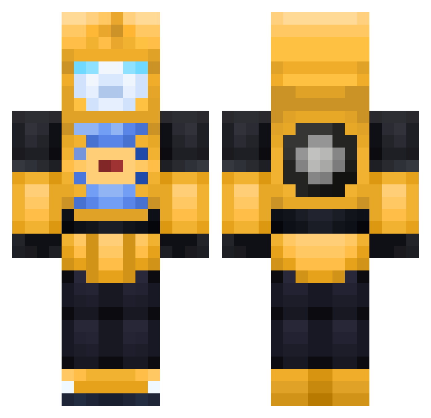 pickle_rain Minecraft skin, front and back view