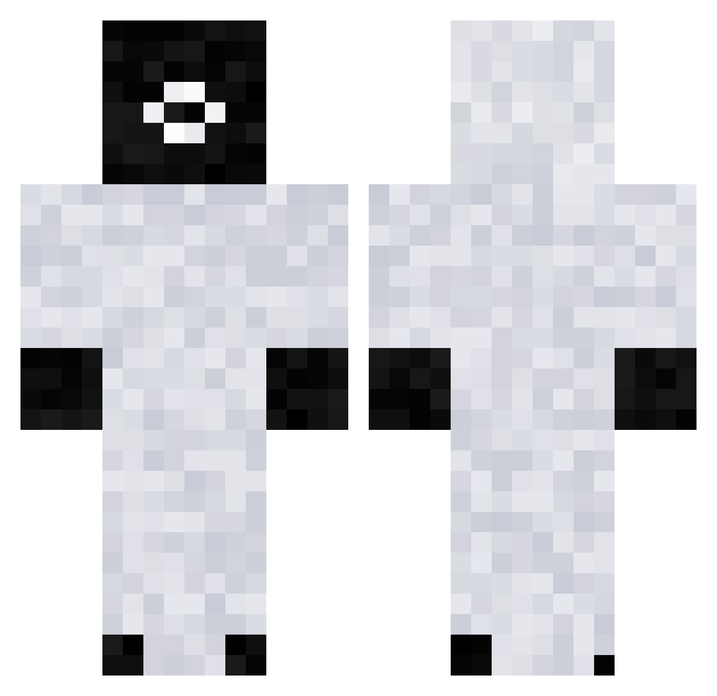 VintagePradaBag Minecraft skin, front and back view