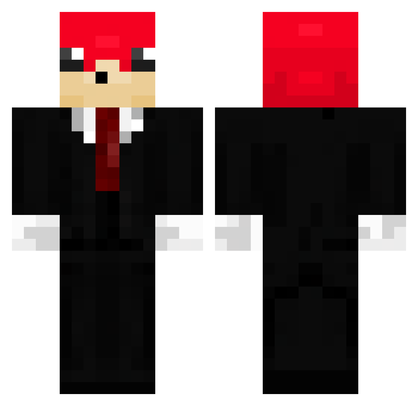 _ElSup_ Minecraft skin, front and back view