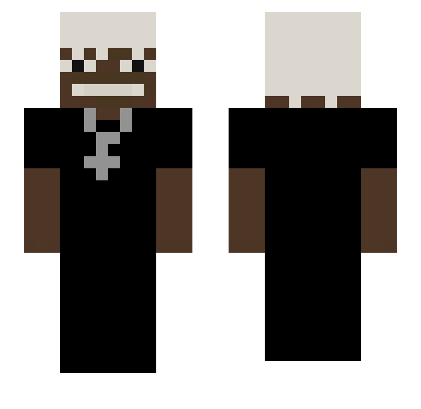 9_3 Minecraft skin, front and back view