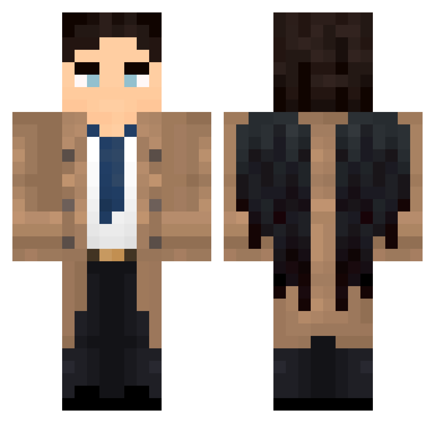 _DimaCarCar_ Minecraft skin, front and back view