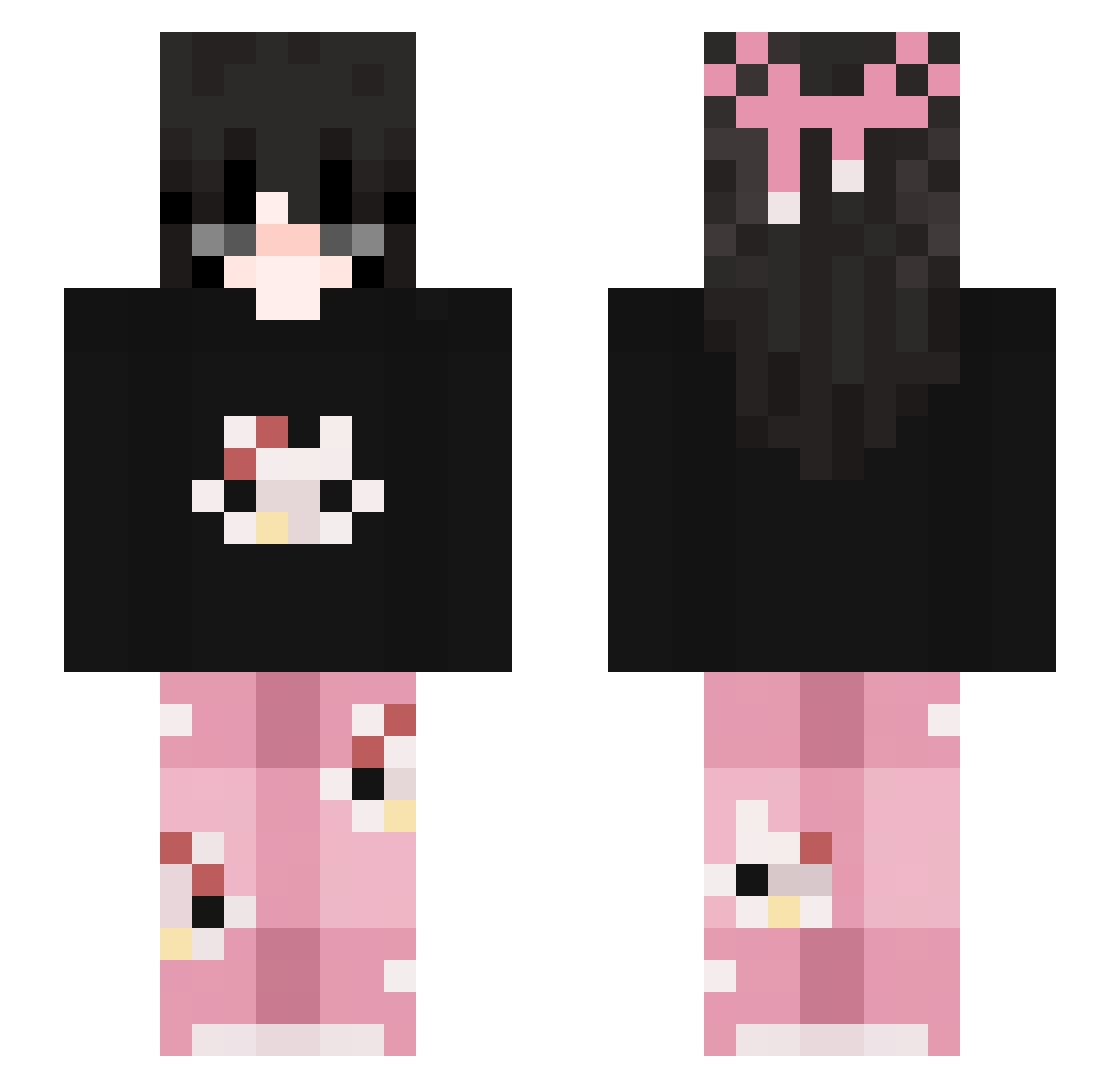 Zelda17 Minecraft skin, front and back view