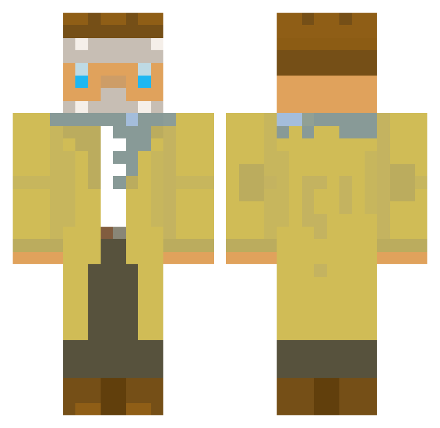 WillixFamily5 Minecraft skin, front and back view