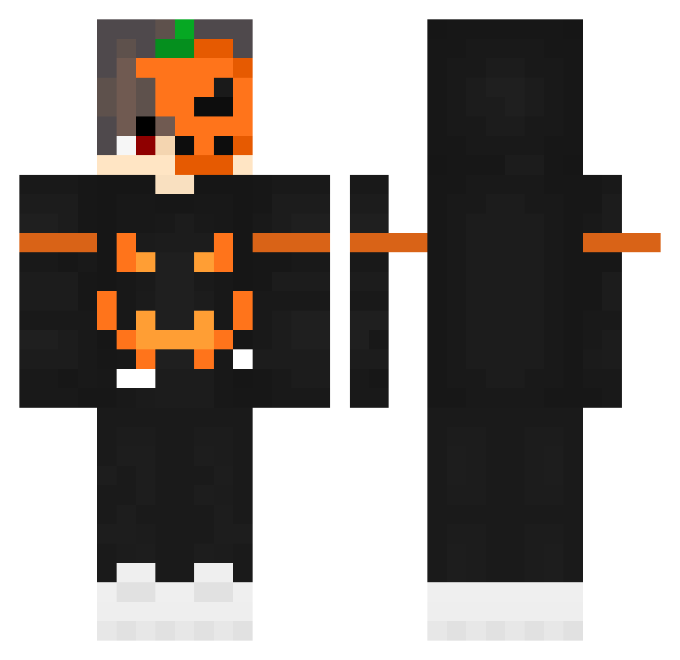 elias22012013 Minecraft skin, front and back view