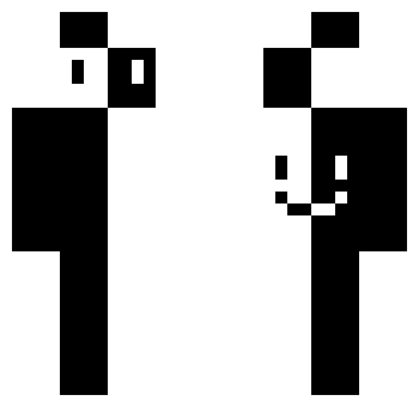 ElNikoooo Minecraft skin, front and back view