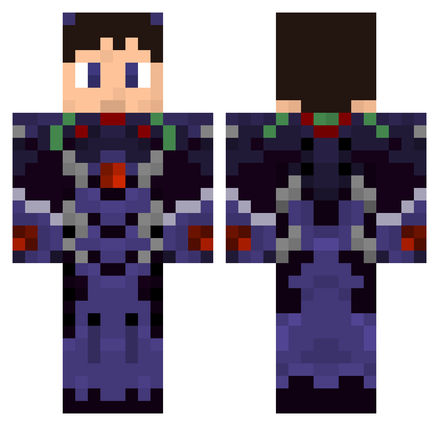 Addie - shinji ikari Minecraft skin