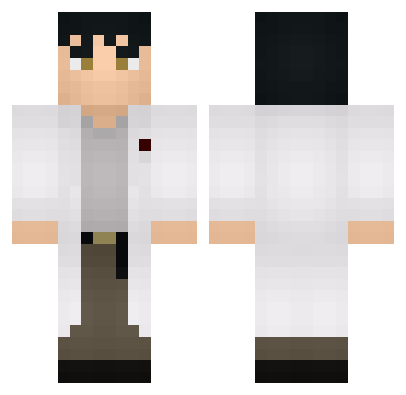 ilovechelseaihat Minecraft skin, front and back view