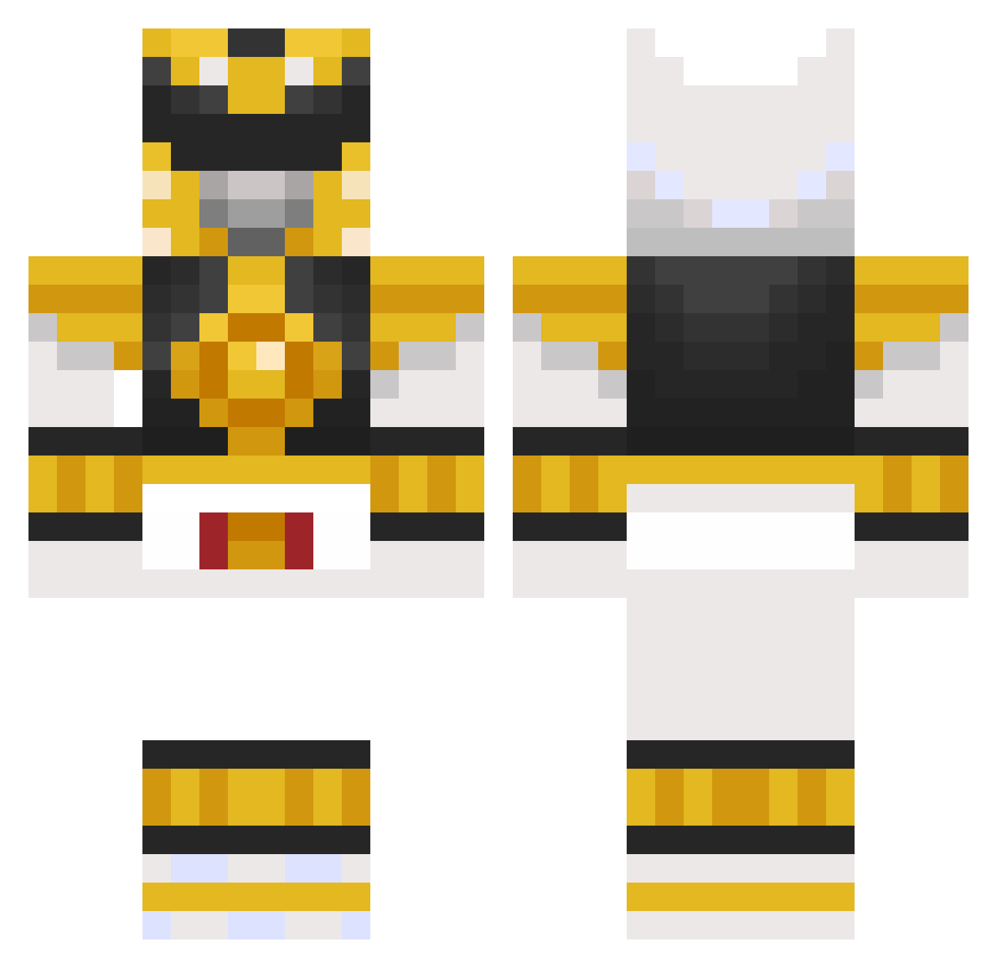 LSCriminal Minecraft skin, front and back view