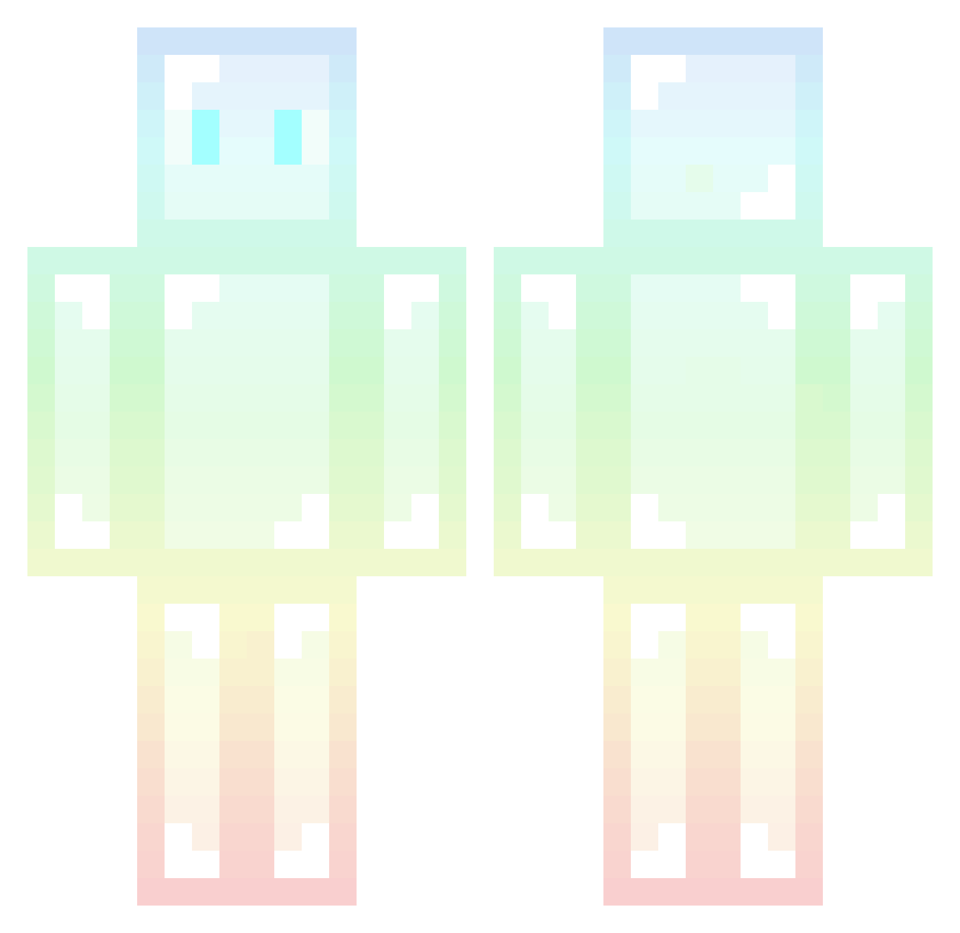 ModelKnot964561 Minecraft skin, front and back view