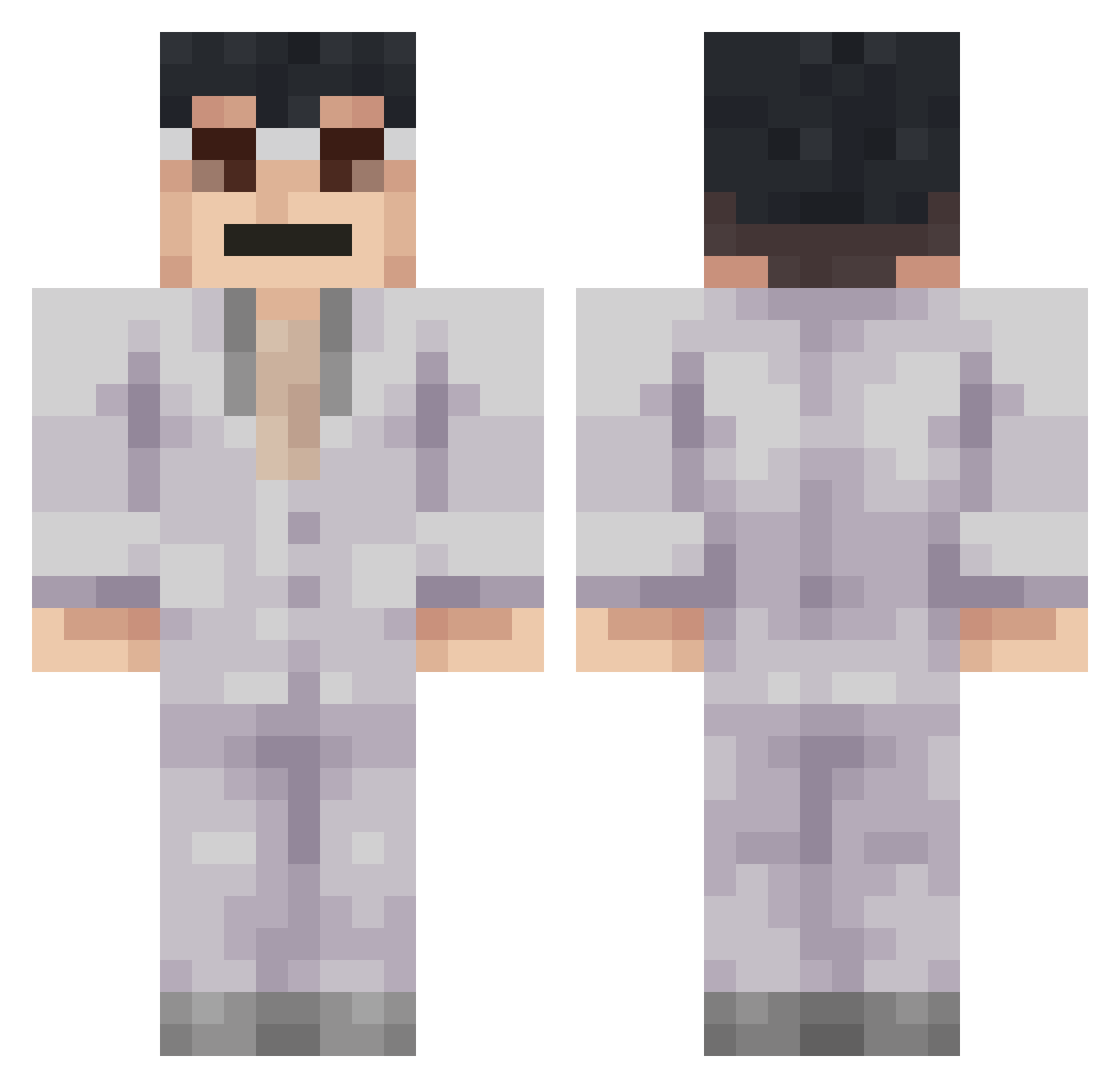 o5u_ Minecraft skin, front and back view