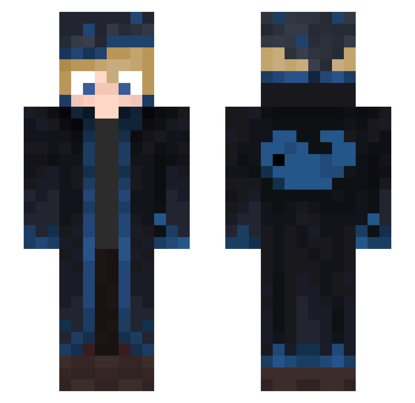Max_The_Wizard Minecraft skin, front and back view