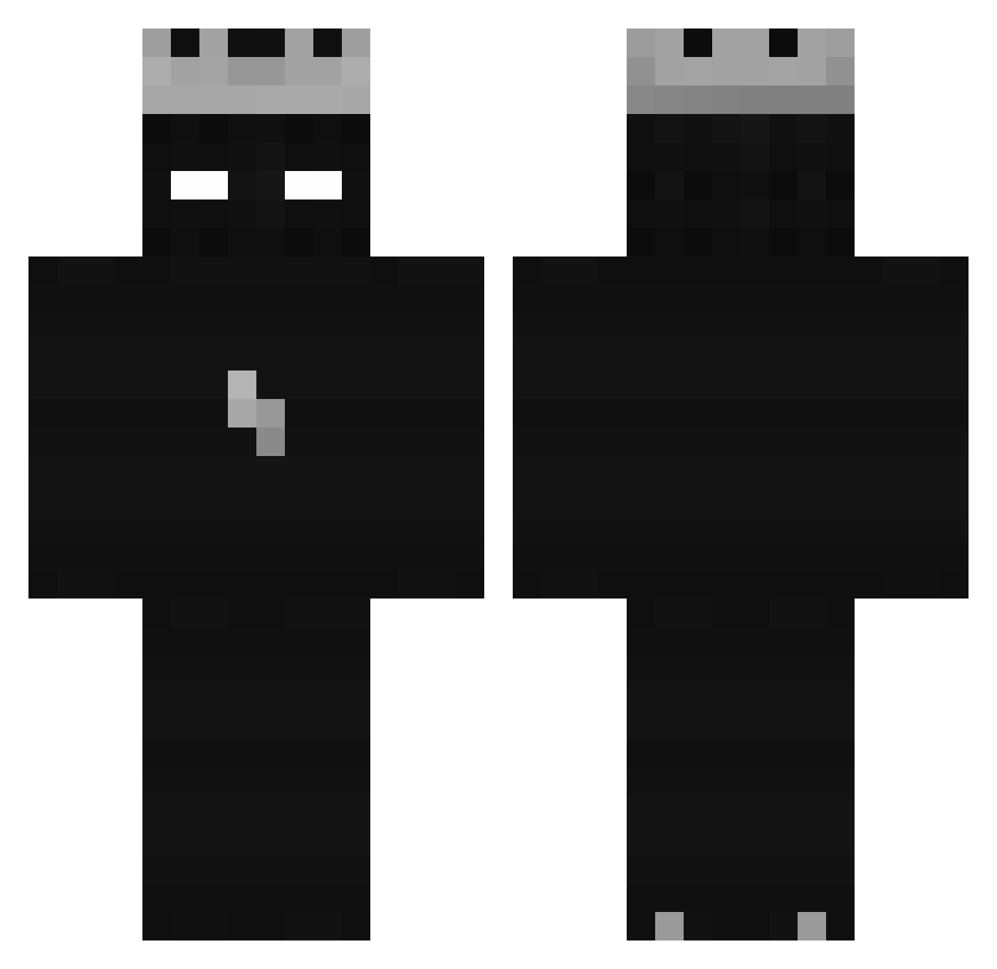 berketpck00 Minecraft skin, front and back view