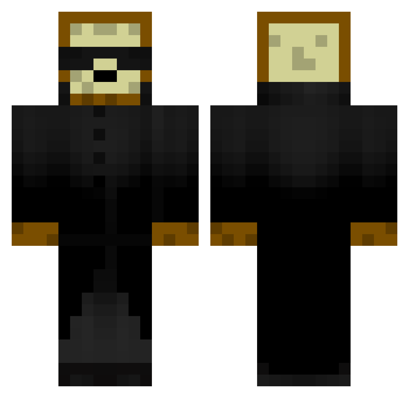 Sr_Pao Minecraft skin, front and back view