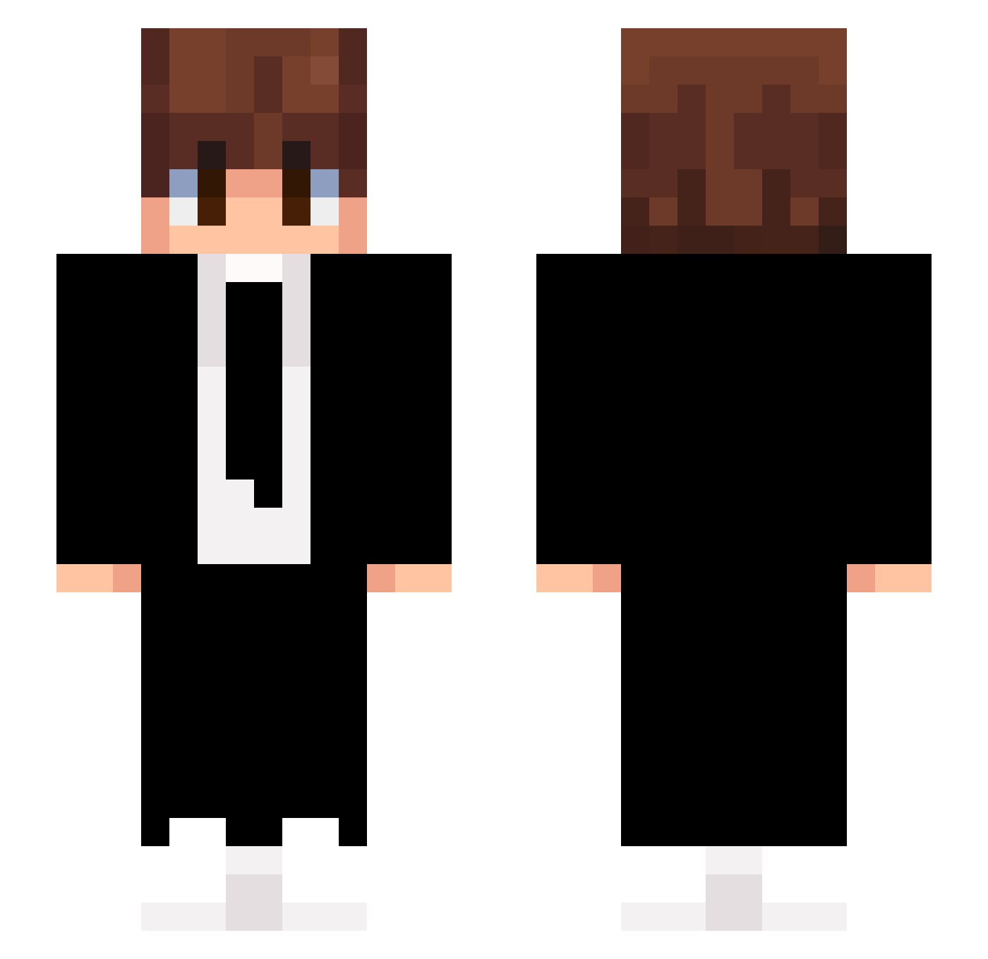 user_2009 Minecraft skin, front and back view
