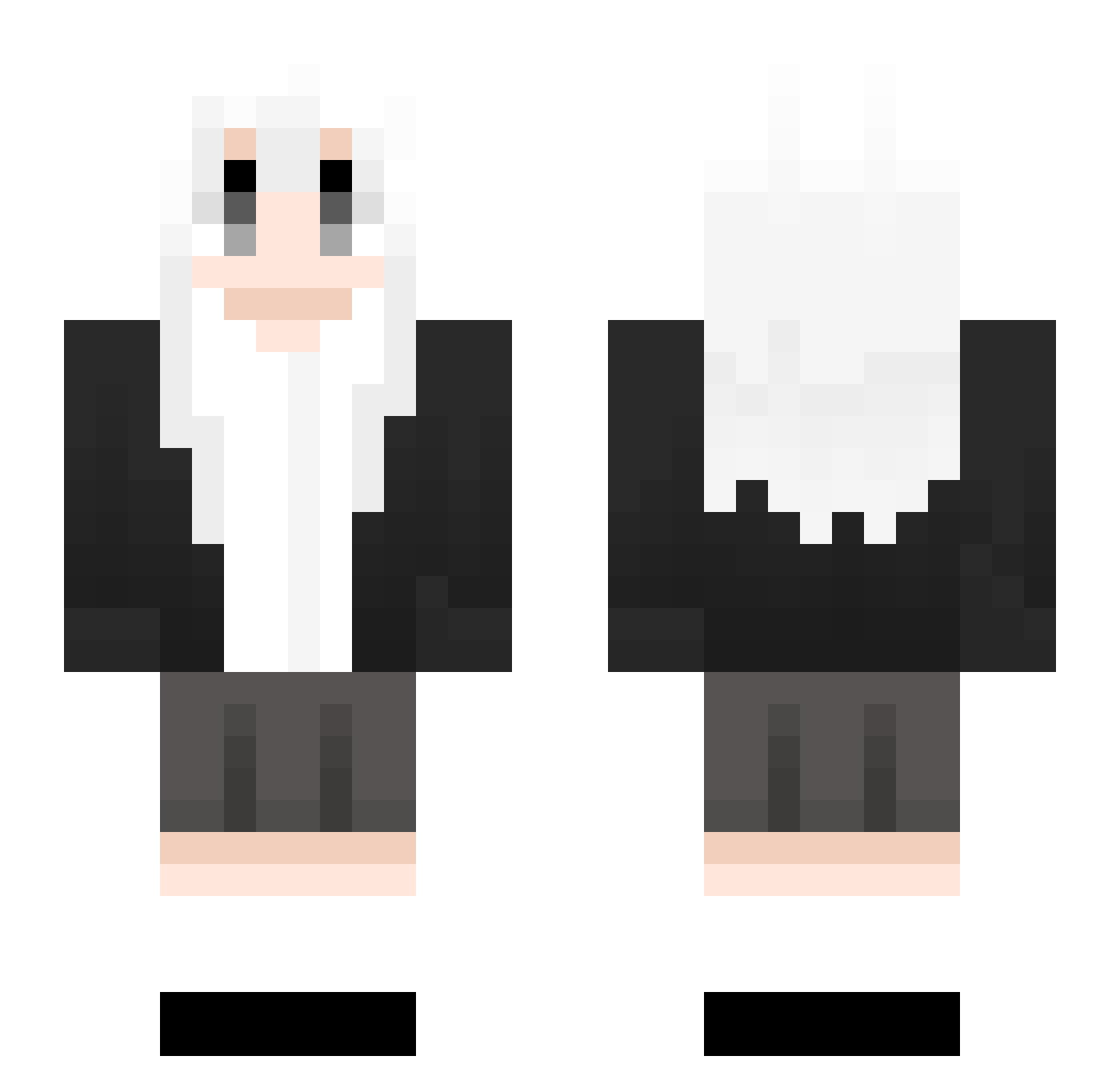 Tamaki5 Minecraft skin, front and back view
