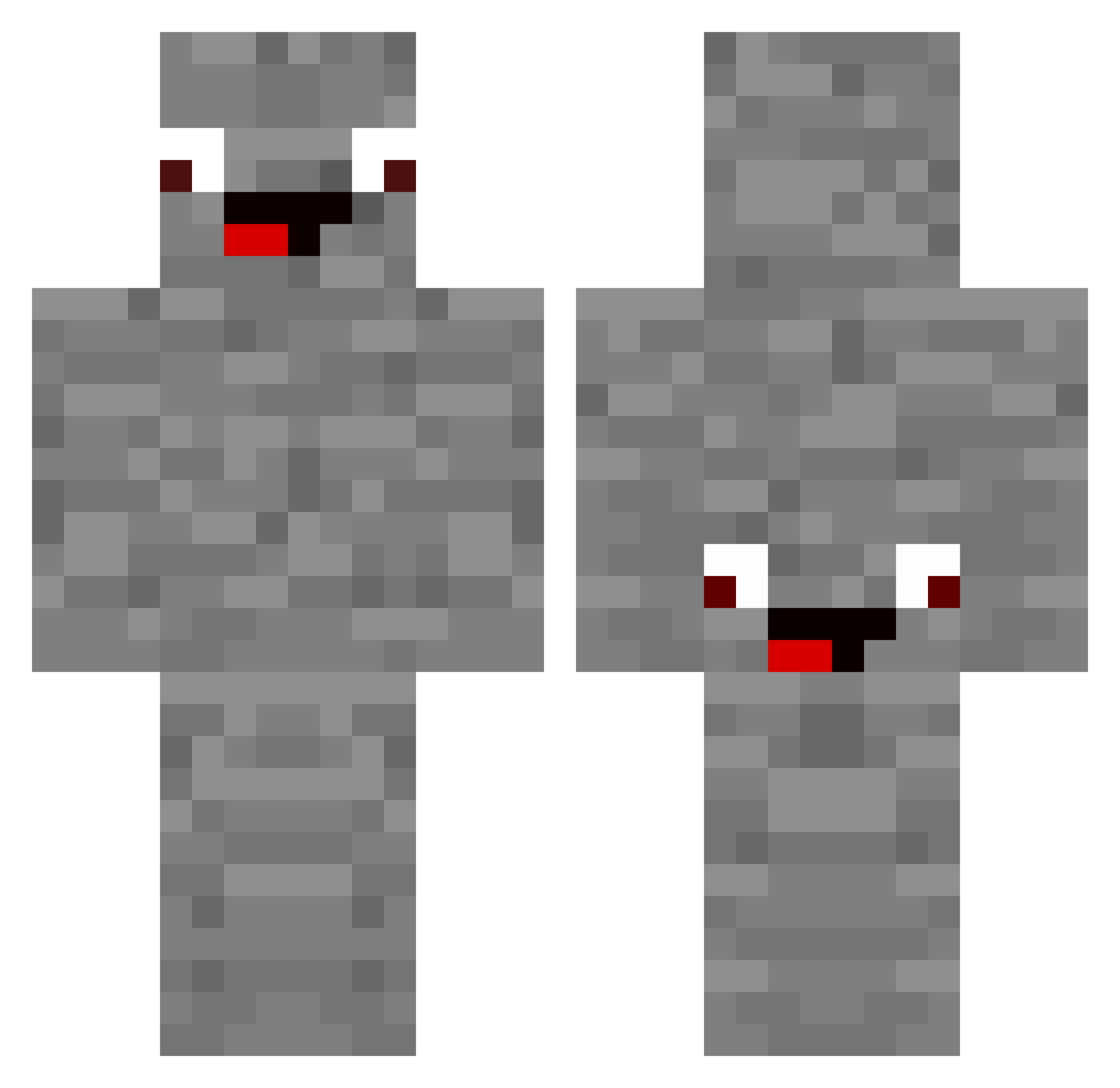 jamie_bbb Minecraft skin, front and back view