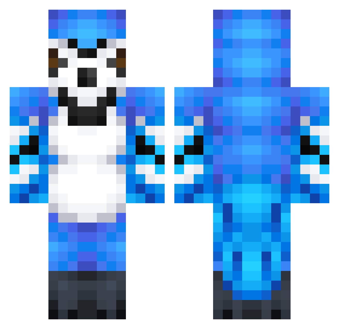 laichenn Minecraft skin, front and back view