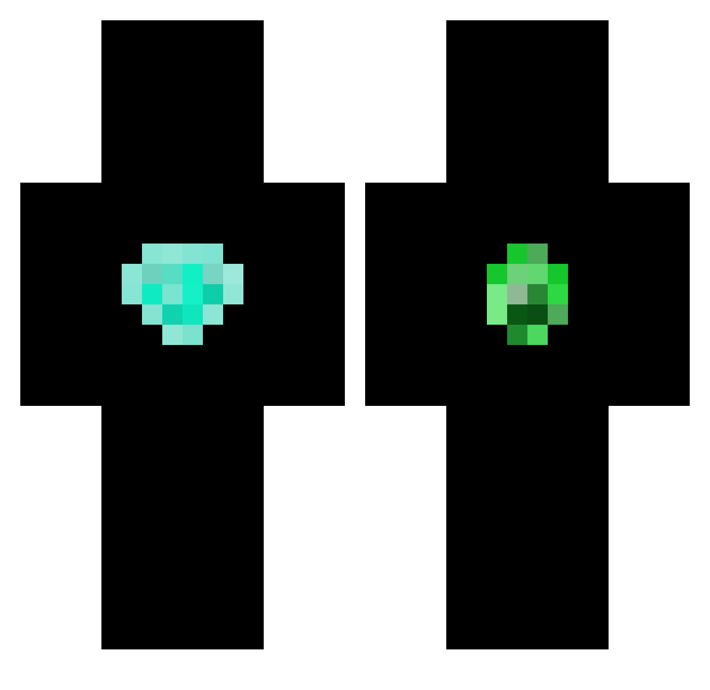 mintmung2011 Minecraft skin, front and back view