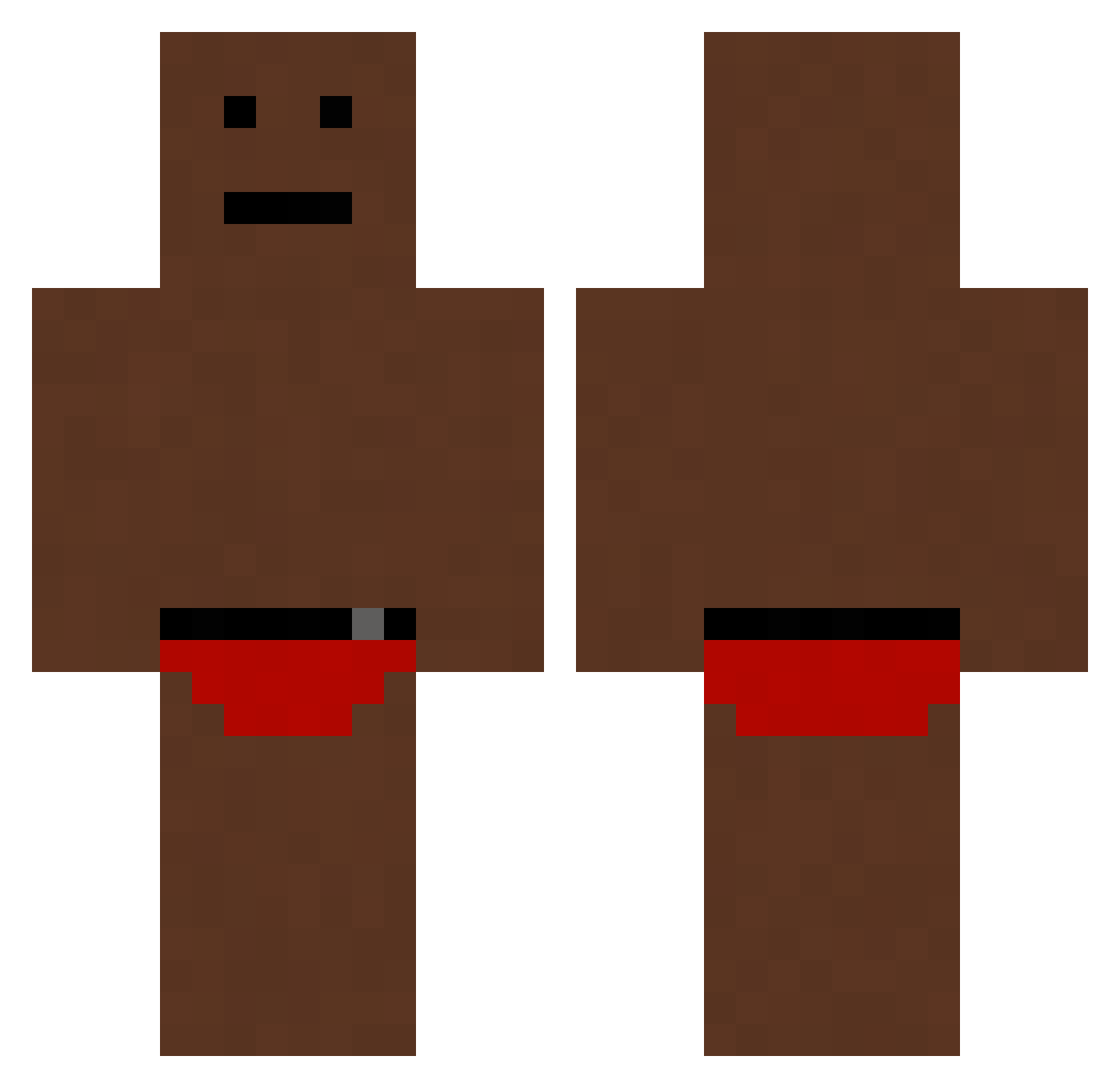 huhjinhyuk Minecraft skin, front and back view