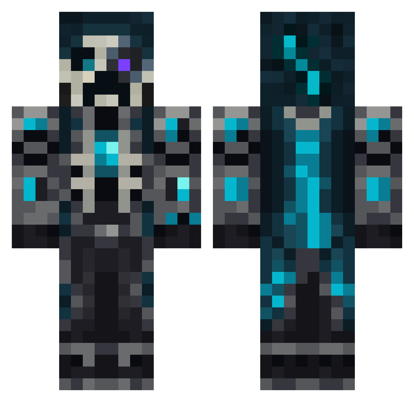 _EligamerProMax_ Minecraft skin, front and back view