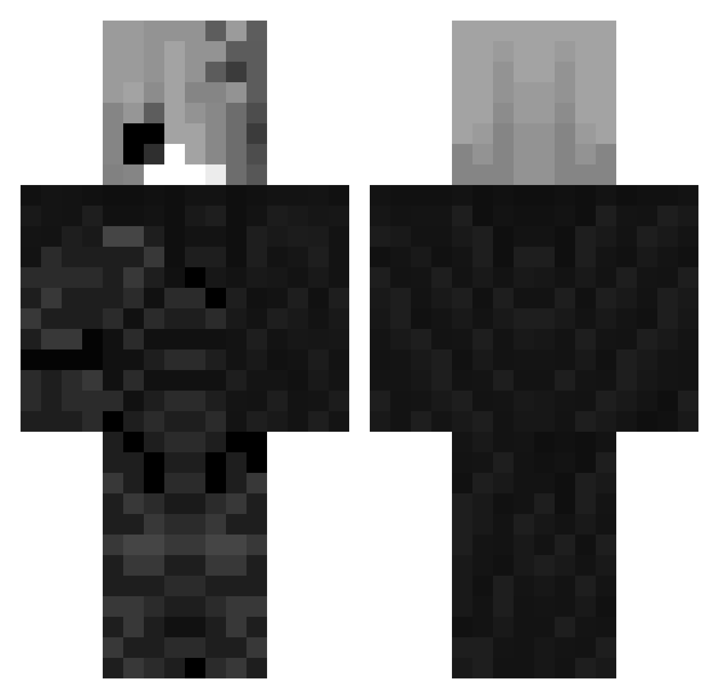 Star_6pasliwvmhv Minecraft skin, front and back view