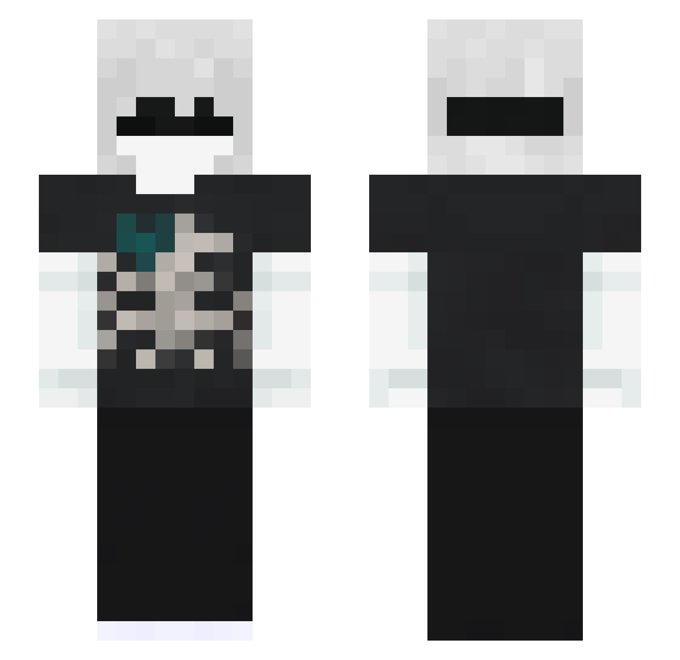 RiChRd12 Minecraft skin, front and back view