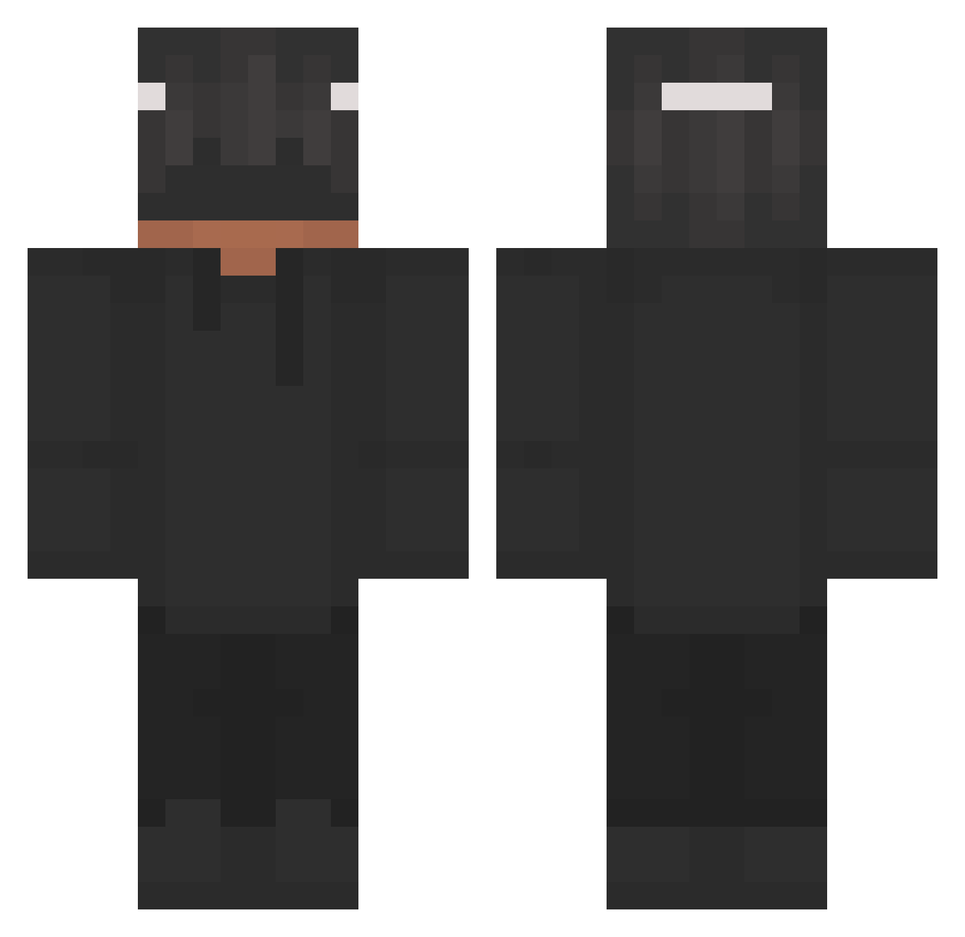 Indianspiderman_ Minecraft skin, front and back view