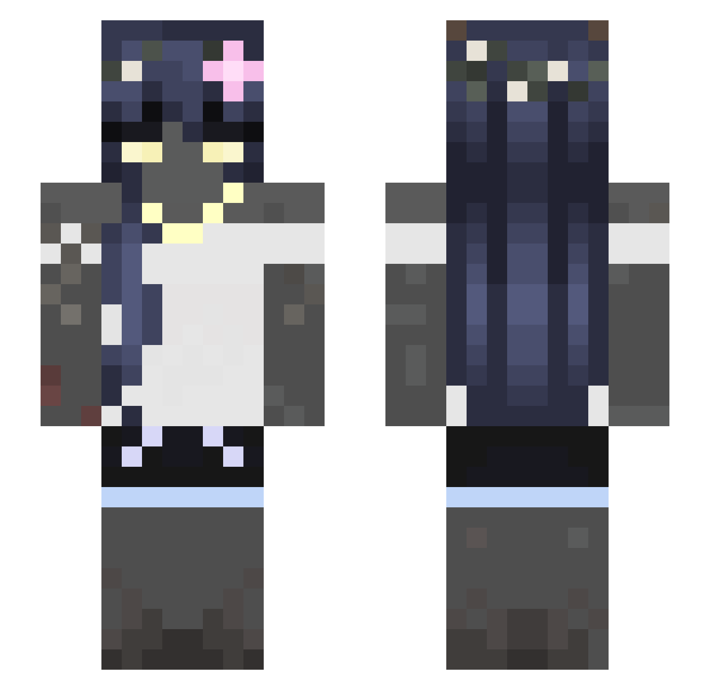 kalopsiaannn Minecraft skin, front and back view