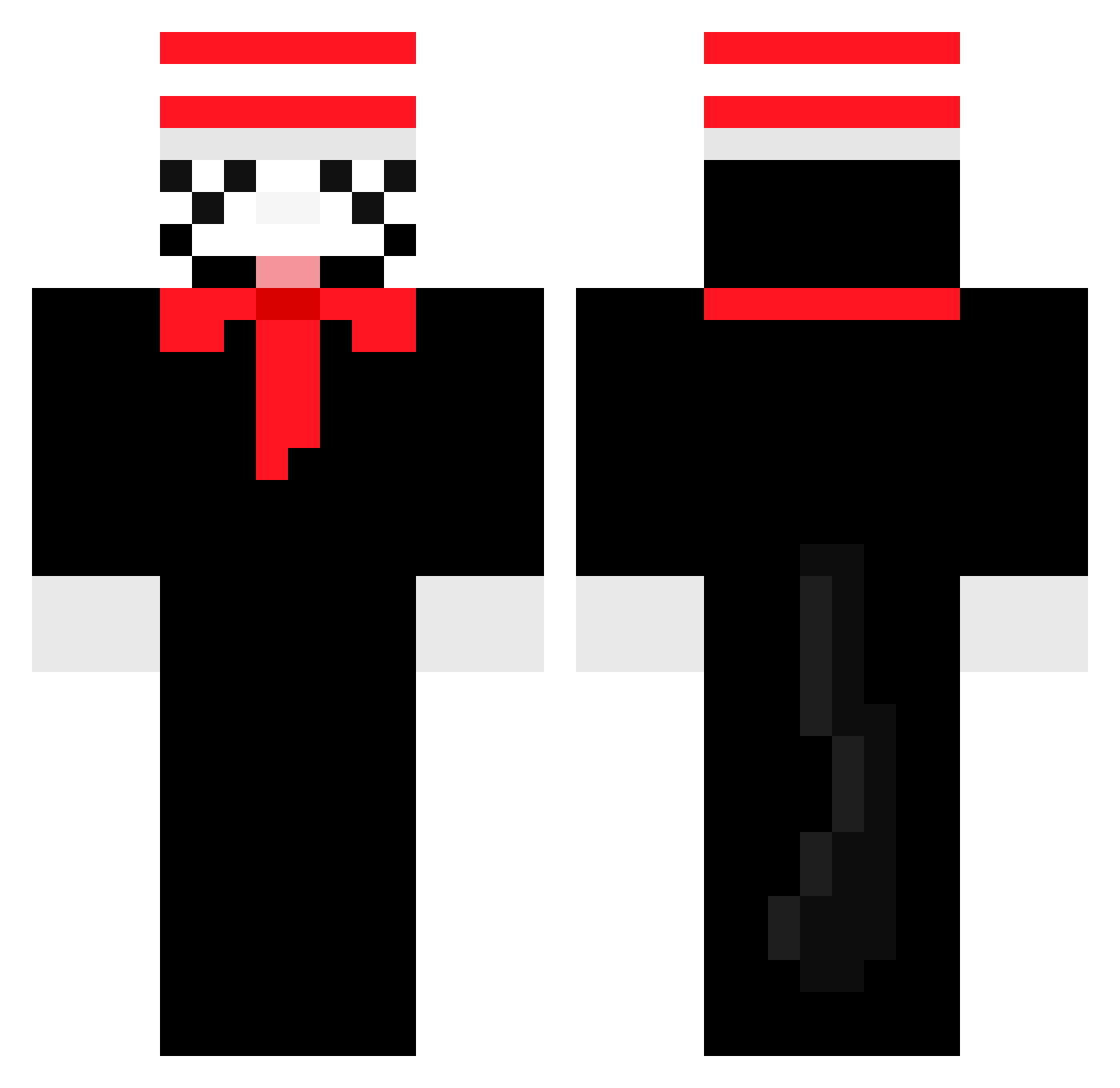 sterbi01 Minecraft skin, front and back view