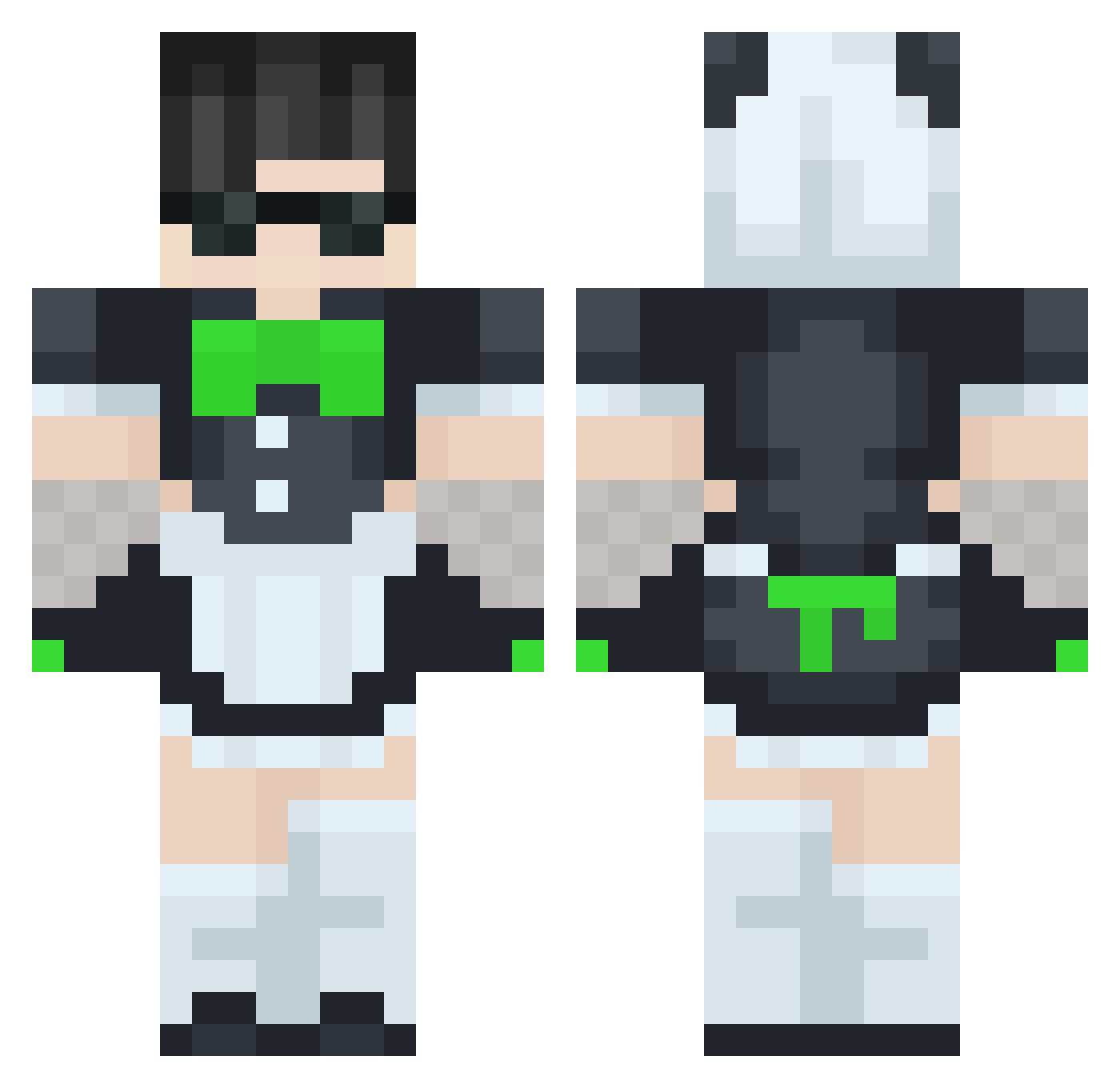 _Marshi_ Minecraft skin, front and back view
