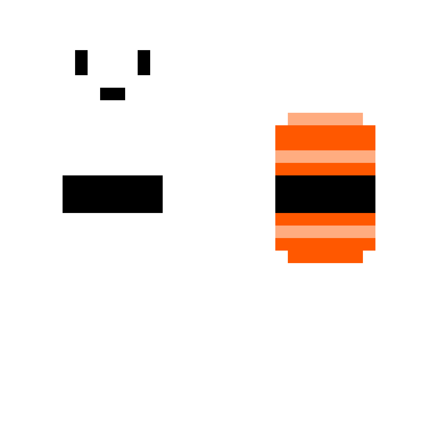 rrainfall Minecraft skin, front and back view