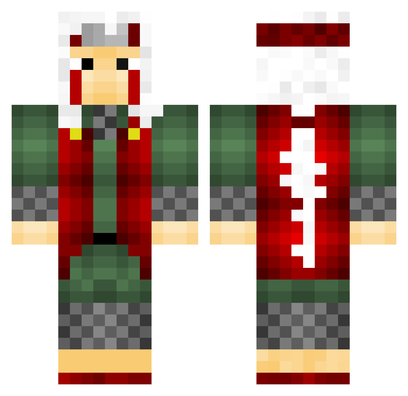 Caprisun_ali Minecraft skin, front and back view