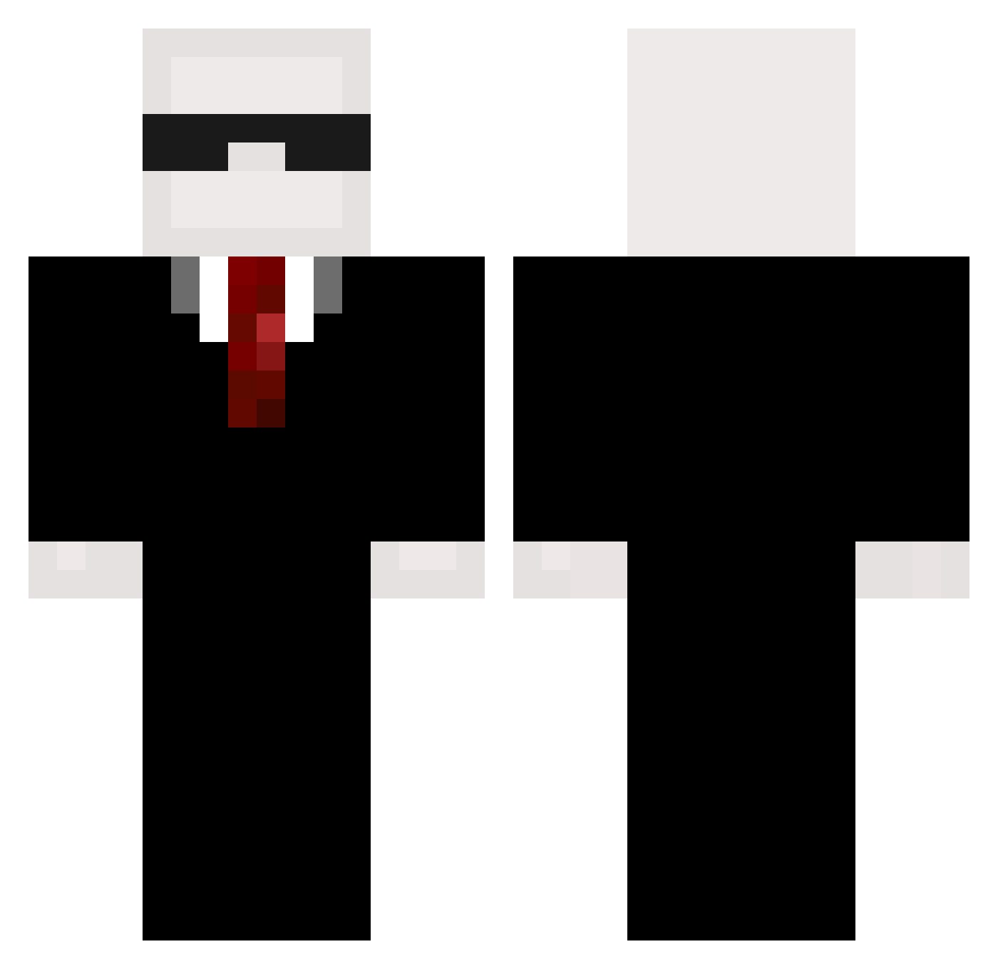 Szokyu_ Minecraft skin, front and back view
