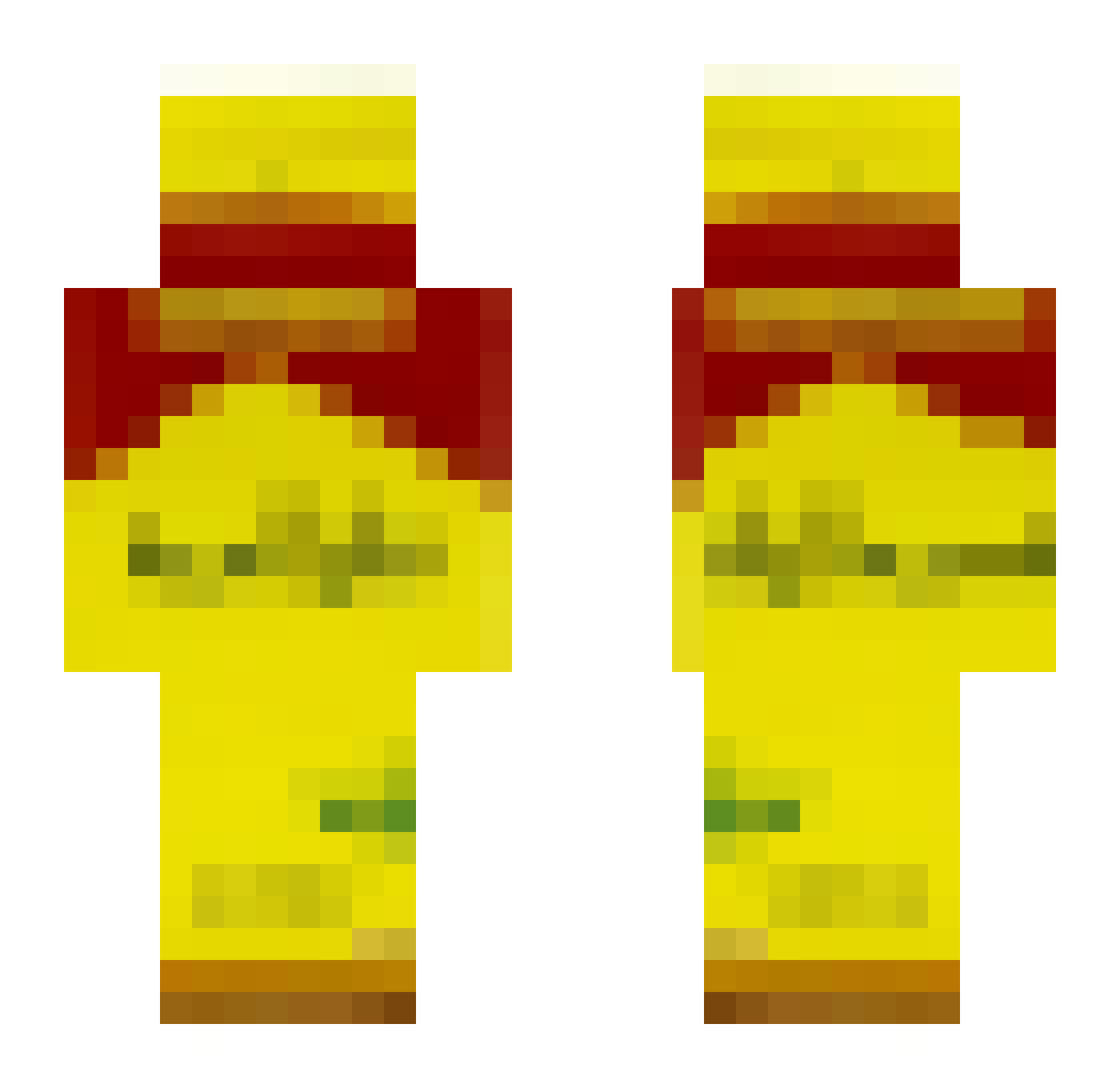 SAKOOR1 Minecraft skin, front and back view